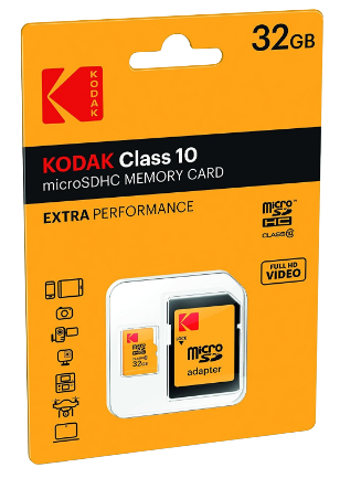 KODAK Carte Mémoire Micro sdhc/ sdxc avec Adapteur SD 32 GB - Mora Market