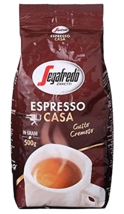 SEGAFREDO Café en grain casa 500 g - Mora Market